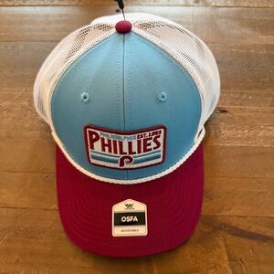 MLB Fan Favorite Phillies Blue and Red Cap